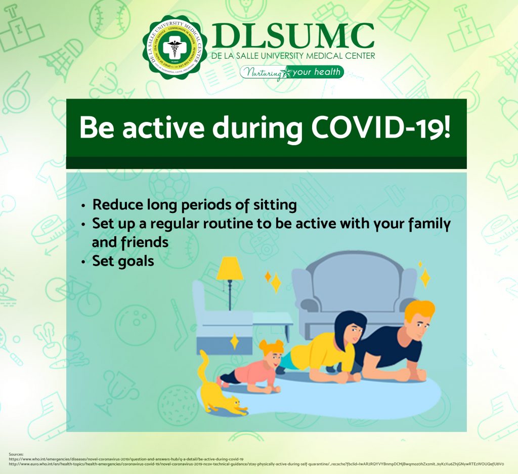 Be Active During COVID-19