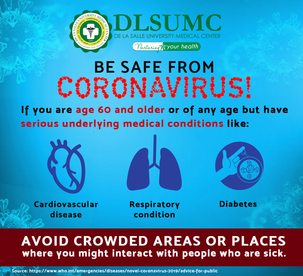 Be Safe from CORONAVIRUS