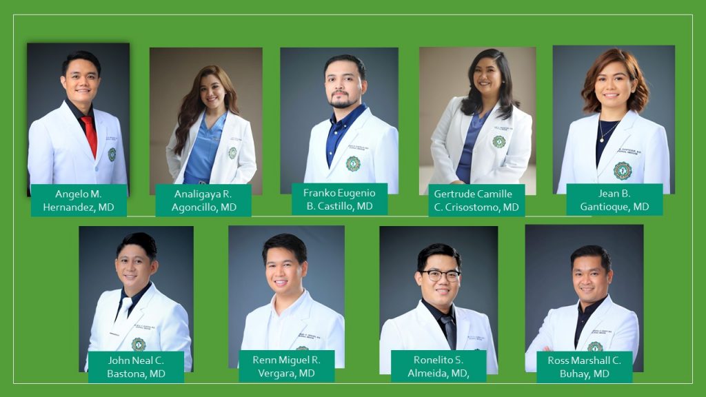 Congratulations to our DLSUMC doctors who passed in the March 2021 Philippine Specialty Board in  Internal Medicine